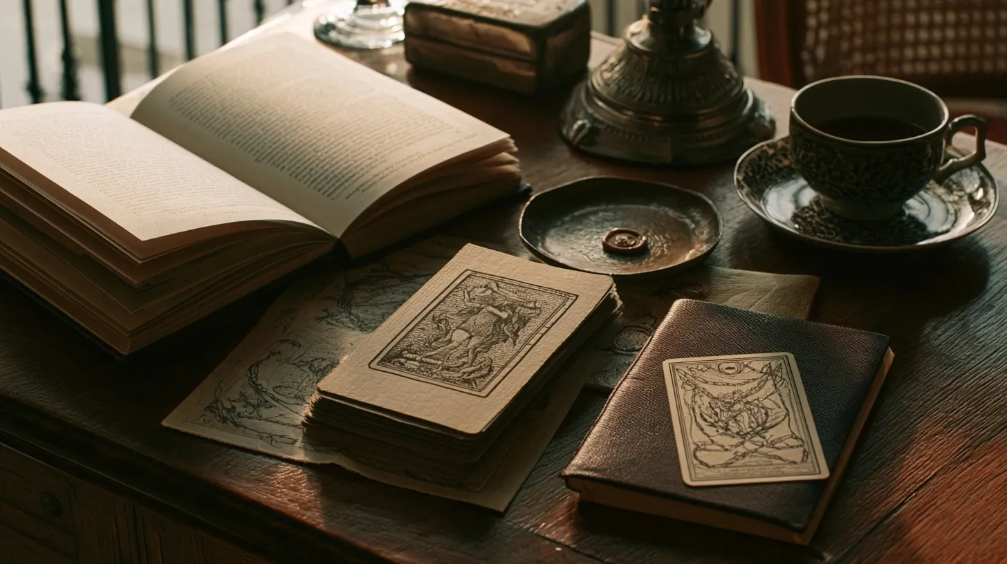 lecture symbolique du Diable avec carnet de tirage
