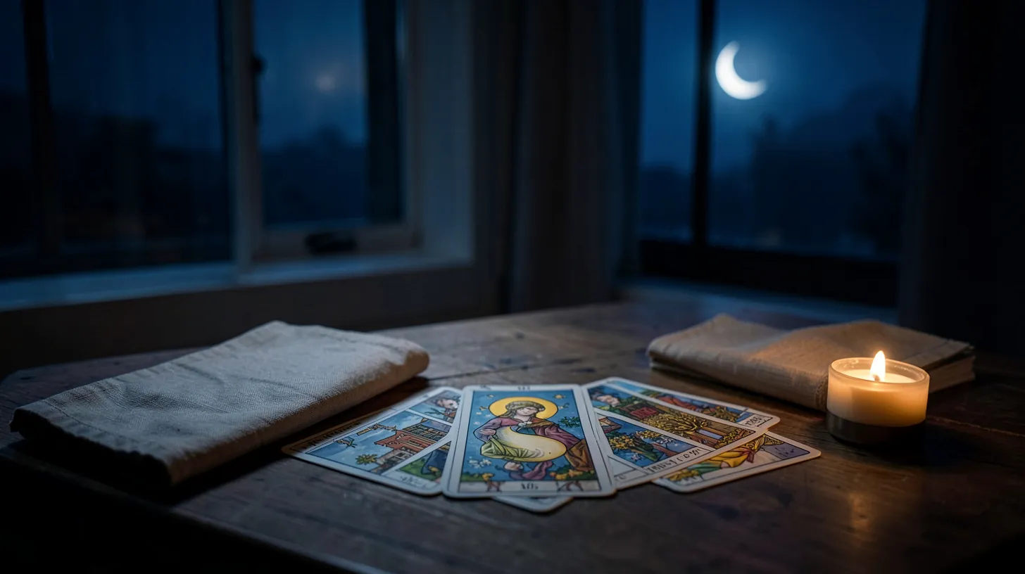 La Lune au tarot : intuition, peurs et messages cachés