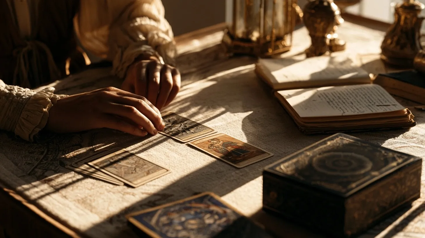 débuter le tarot avec un tirage en croix simple