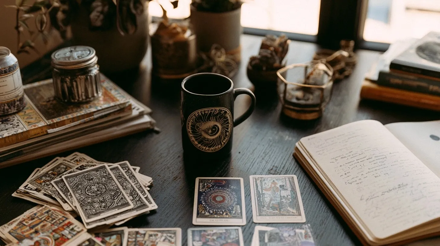 nouvelle lune et tarot pour clarifier une reconversion professionnelle