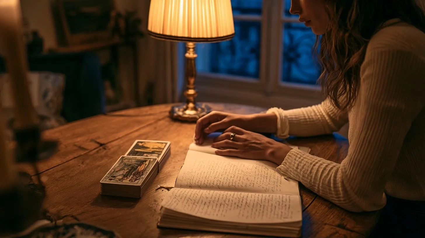Rituel tarot du dimanche soir pour apaiser l’anxiété de la semaine