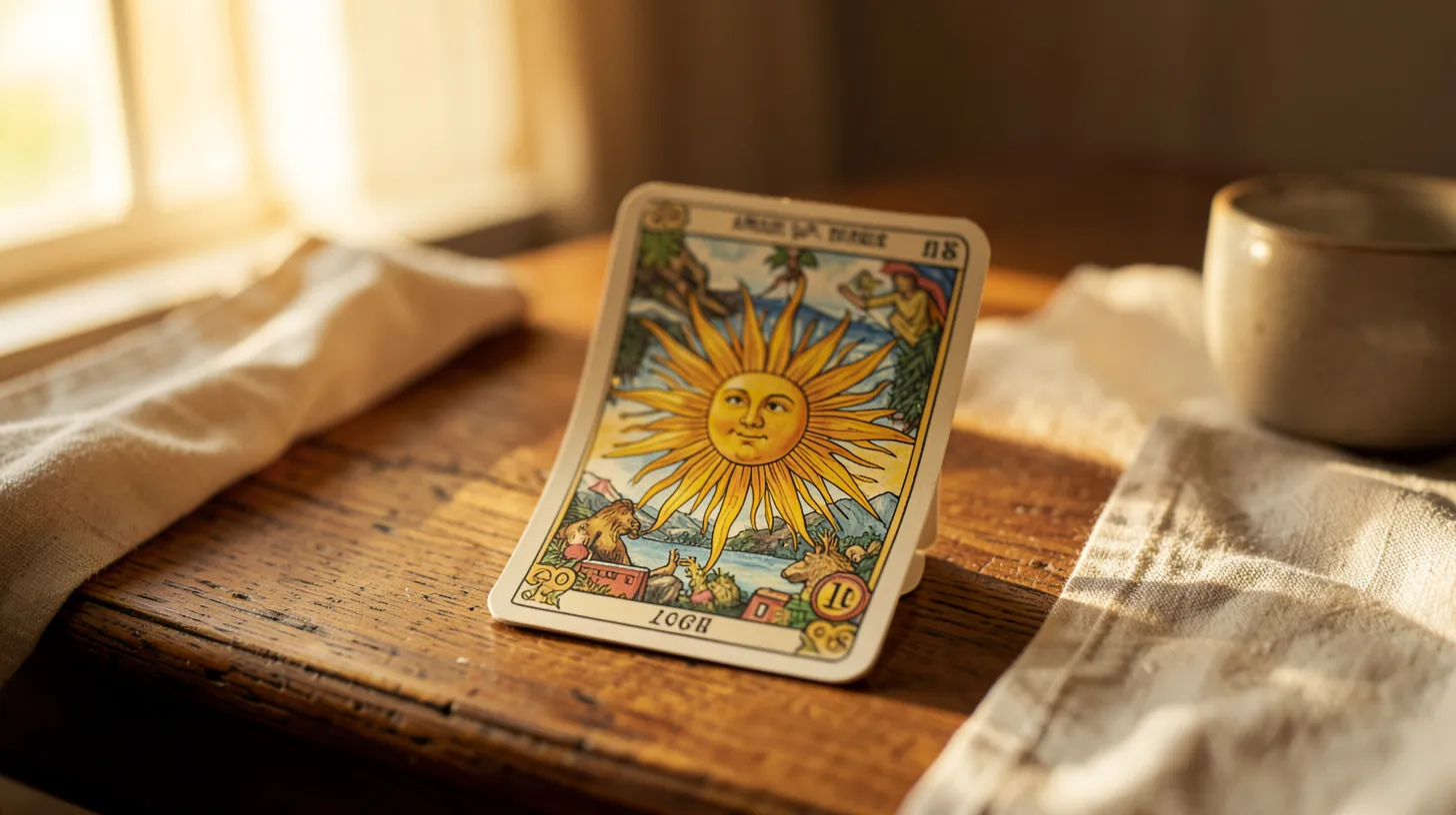 Le Soleil au tarot : réussite, amour clair et énergie positive